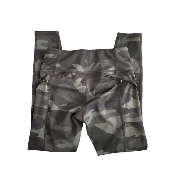ATHLETA Olive Camo Contender 7/8 Tight Leggings Size XS - Picture 1 of 6